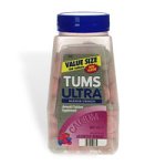 Tums Ultra Maximum Strength Antacid/Calcium Supplement Chewable Tablets, Assorted Berries, 160-Count Bottles (Pack of 2)