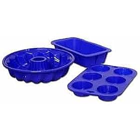 3 Piece Silicone Bakeware Set by Bakeware Sets