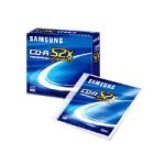 Festplatten: Samsung CD-R80 10Pack CD Rohling 80min 700MB 52xSpeed Slimcase