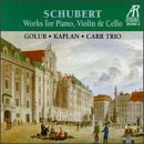 Franz Schubert: Works for Piano, Violin & Cello
