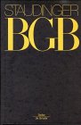 J. Von Staudingers Kommentar Zum Burgerlichen Gesetzbuch Mit Einfuhrungsgesetz Und Nebengesetzen, 13., Bearbeitung 1993 Ff