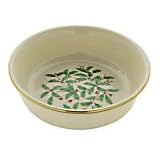 Lenox Holiday Gold Banded Ivory China Fruit Bowl by Lenox China