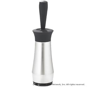 Chef'n CityGrind 9-Inch Softkote Salt Grinder, Brushed Finish Anthracite by Chef'n