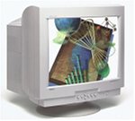 NEC MultiSync E750 Short-Depth Flat 17" Touchscreen (JC-1747UMW)