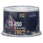Audio und Video: ultron CD-R80 50Pack CD Rohling 80min 700MB 48xSpeed Spindel