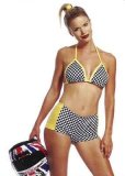 Checkered Racecar Driver Costume Lingerie Set - Nascar
