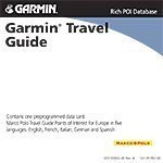 Garmin Travel Guide, Central Europe