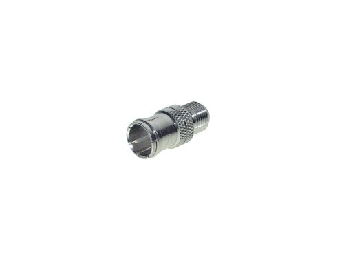 Festnetztelefone: F-Quick-Stecker/F-Buchse, ZZF Metall