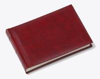 Camcorder: Classic weinrot 22x16 cm 40 wei�e Seiten Lederimitat