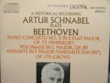 Artur Schnabel Plays Beethoven/ Piano Concerto No.5