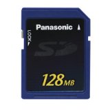 PANRPSD128BU1A SD Cards, 128 MB