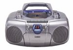 Classic Portable 1-Piece AM/FM/CD Cassette Boombox (CS832)