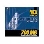 Kamerazubeh&ouml;r: BestMedia CD-R 700MB Platinum CD-Rohlinge 80 Minuten 48x speed Jewelcase (10 St�ck)