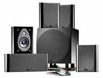 POLK AUDIO RM7200 6-PIECE HOME THEATER SPEAKER SYSTEM with SUBWOOFER