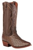 Dan Post Men's Genuine Full Quill Ostrich R Toe Tobac Boot # DP2305R