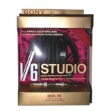 Sony MDR-V6 Monitor Series Headphones with CCAW Voice Coil and Carrying Case