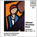 J.C. Bach: Symphonies Op.3