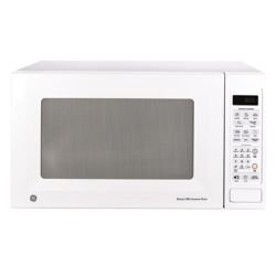 White GE Appliances 1.8 cu. ft. 1100 watt Countertop Microwave JES1855PWH by Microwave Ovens