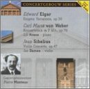 Elgar: Enigma Variations; Sibelius: Violin Concerto; Weber: Konzertst&uuml;ck