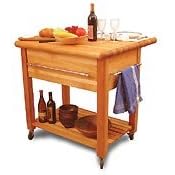 Butcher Block Kitchen Cart - Catskill Craftsmen 2005 Grand Workcenter Butcher Block Cart... by Catskill