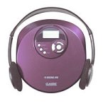 Classic CL-111 Portable CD Player with 10-Second Anti-Shock Protection (Plum)