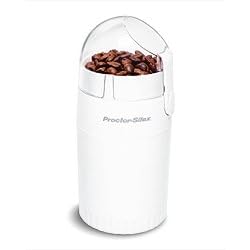 Proctor Silex Coffee Grinder White 15 Cup [ Model E160B ] by Proctor-Silex