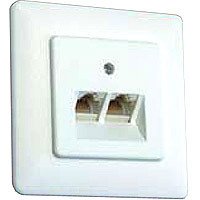 Speicherkarten: Ria-BTR Anschlussdose UAE 8/8(8) UP Anschlussdose Unterputz 2 x RJ45 8P8C perlwei� perlwei� RAL 1013