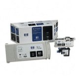 Hewlett-Packard No. 81 Value-Pack Cartridge/Printhead/Cleaner for Designjet 5000 Series, Black C4990A / HEWC4990A