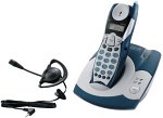 GE 27931GE4 2.4 GHz Analog Cordless Phone with Headset and Caller ID