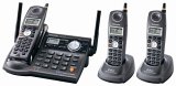 Panasonic KX-TG5673B 5.8 GHz FHSS GigaRange Digital Cordless Telephone with Three Handsets