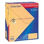 Columbian(R) Kraft #14 Business Envelopes, 5in. x 11 1/2in., Brown Kraft, Box Of 500