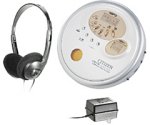 CD Player with MP3 Playback, AM/FM Tuner and 120 Second ASP