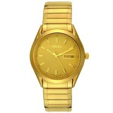 Review   / Seiko Wrist Watches-Seiko Flex Gold-Tone Men's Watch, Gold SGFA02
