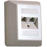 Speicherkarten: Ria-BTR Anschlussdose UAE 2x8(4) AP Anschlussdose Aufputz 2 x RJ45 8P4C perlwei� perlwei� RAL 1013