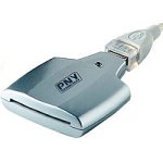 Projektoren: PNY Flash Reader, USB Single Slot Smart Media