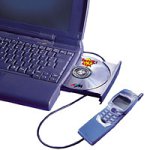 Elektronik und Foto: AVM Fritz!GSM Softwaremodem + Kabel f.GSM Sony/Siemens