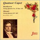 Beethoven: String Quartet No15; Mozart: String quartets No19