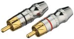 Heimkinosysteme: High-End Cinchstecker