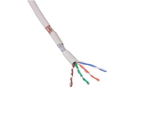 Festplatten: S-FTP Cat. 5e Verlegekabel, PVC, 500m Rolle