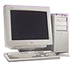 Dell Optiplex GX1 Desktop (350-MHz Pentium II, 32 MB RAM, 4.3 GB hard drive) + Dell 17" Monitor