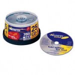 MP3 Player: Memorex CD-R80 25Pk. CD Rohling 80min 700MB 16xSp. Spindel + Photo SW Promotion