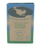 Beyond Gourmet #4 Unbleached Coffee Filters