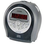 Audiovox CD1172 Dual Alarm Clock Radio with CD Player and AM/FM Tuner