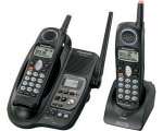 Panasonic KX-TG2344B 2.4 GHz DSS Cordless Phone with Dual Handsets and Answering System