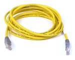 Belkin 14-Foot Snagless CAT5E UTP Crossover Cable (Yellow)