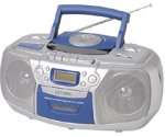 Citizen CD210 Cd Boom Box With Mp3 Playback And Am/Fm Cassette
