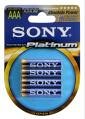 Festplatten: Sony AM 4 PT B4A 4er Blister Alkaline Stamina Platinum Micro AAA LR03 1,5 V