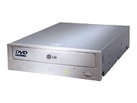 Lautsprecher: LG GDR-8162B DVD-ROM 16x DVD 48x CD intern ATAPI/IDE wei�