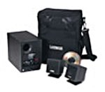 Cambridge SoundWorks "SoundWorks" Amplified Speaker System with Porta-Pack (Black)