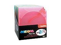 Navigationssysteme: Imation Neon Pop-Out 25Pk. Leerh�lle f�r 1CD Jewelcase
